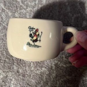 EUC Vintage Chicken in the Rough Mug Adobe Ware Syracuse China Stoneware 1950’s